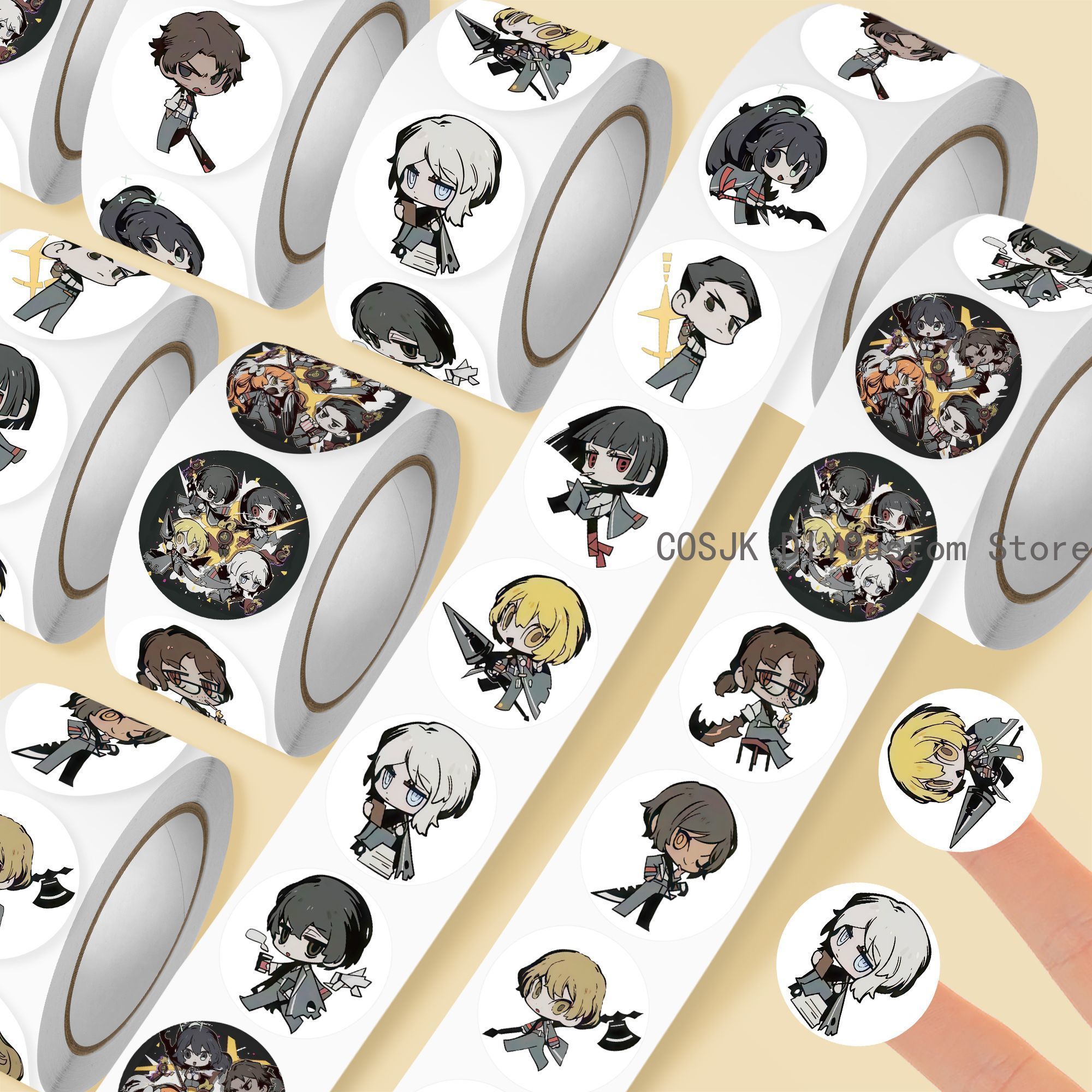 Laptop Accessories - 500Pc/Roll Anime Limbus Company Yi Sang