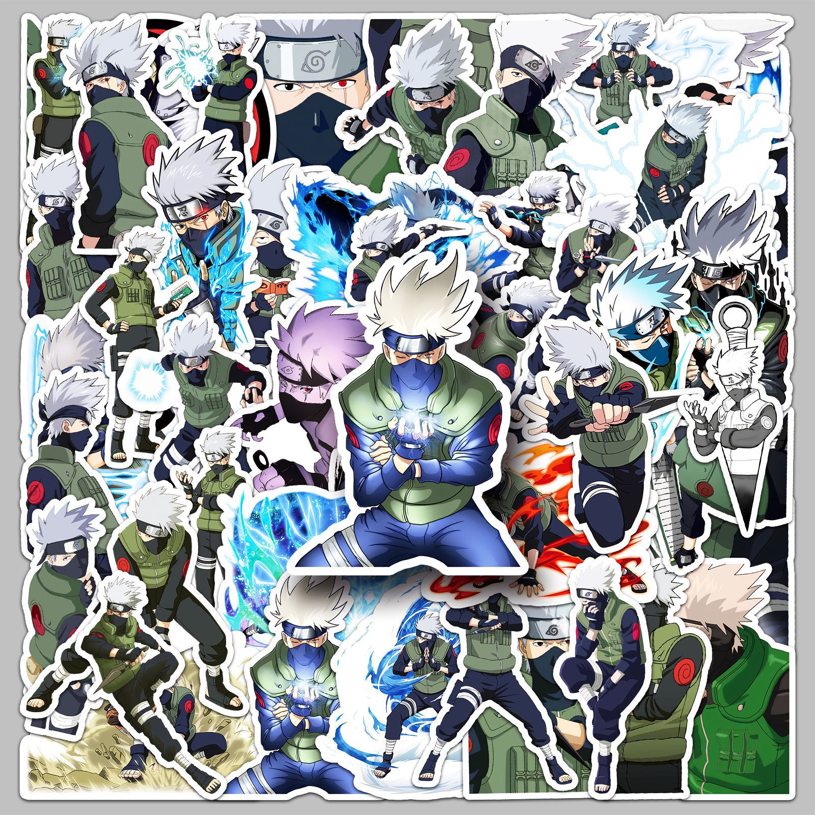 Laptop Accessories - 50pcs Anime Naruto Hatake Kakashi‌ Graffiti