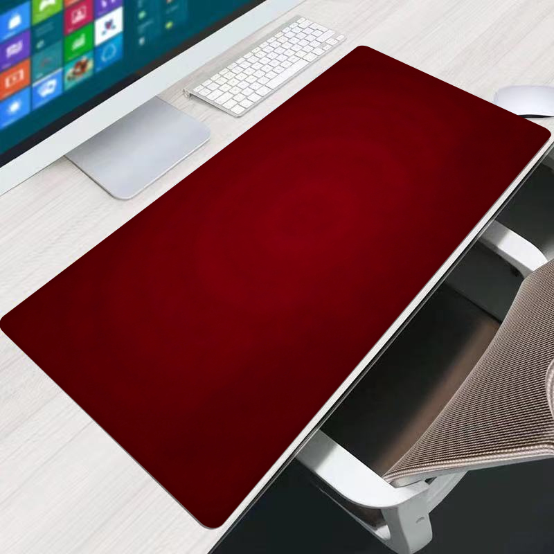Good Laptop Accessories - Red Mouse Pad Office Extended Desk