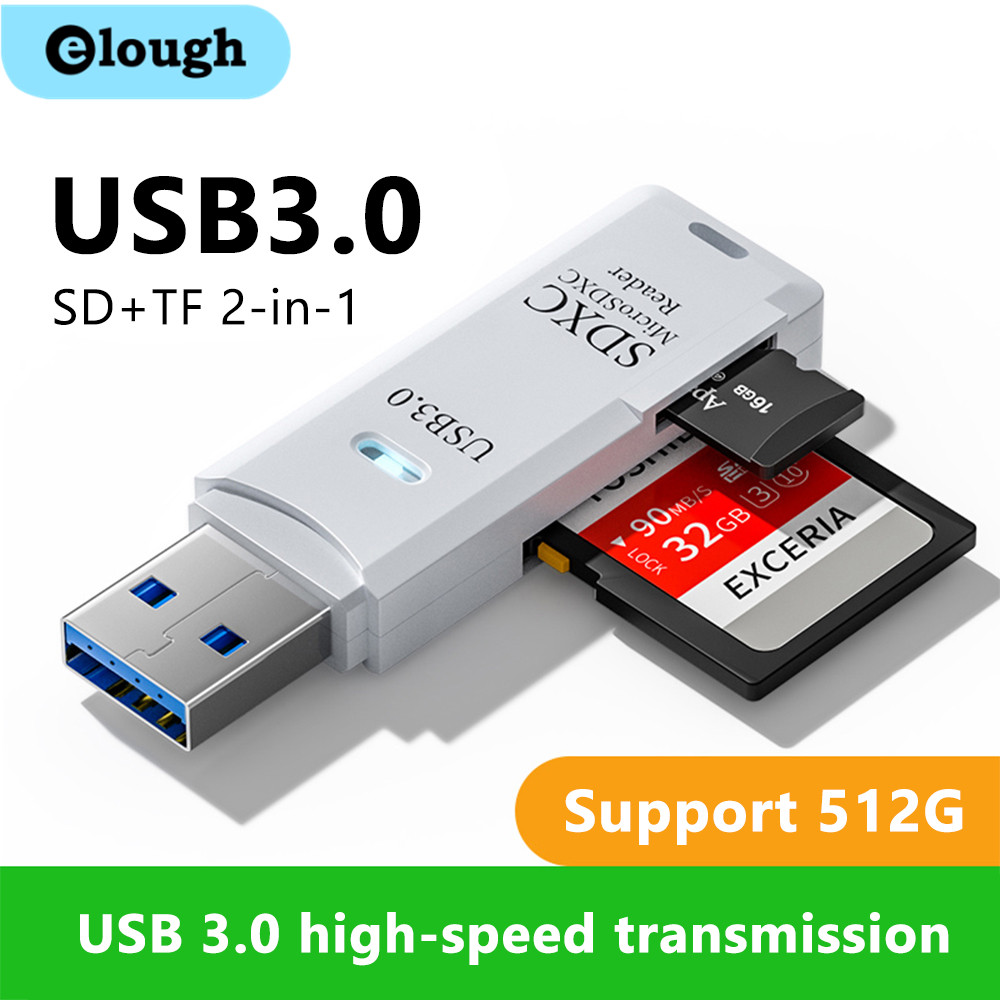 2 in 1 USB 3.0 Card Reader Mic - Laptop Accessories For Programmers reseña y precio