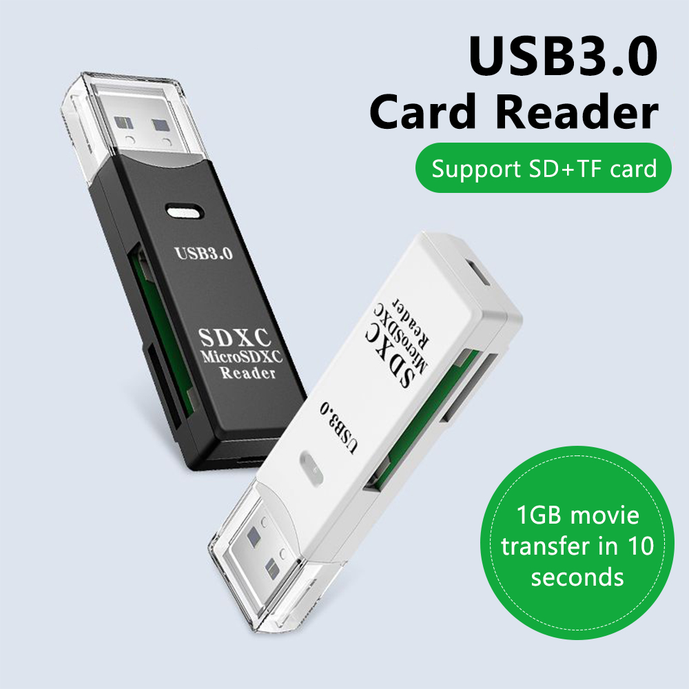 2 in 1 USB 3.0 Card Reader Mic - Laptop Accessories For Programmers reseña y precio