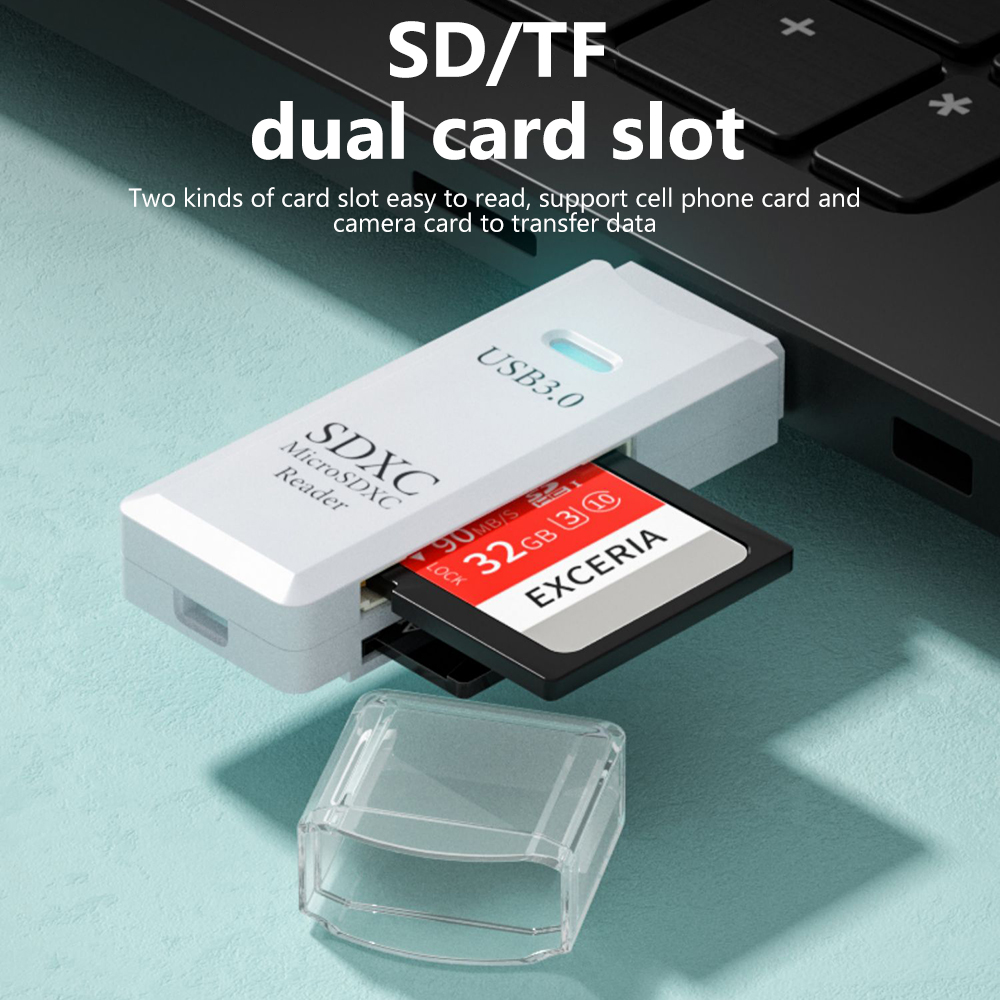 2 in 1 USB 3.0 Card Reader Mic - Laptop Accessories For Programmers reseña y precio