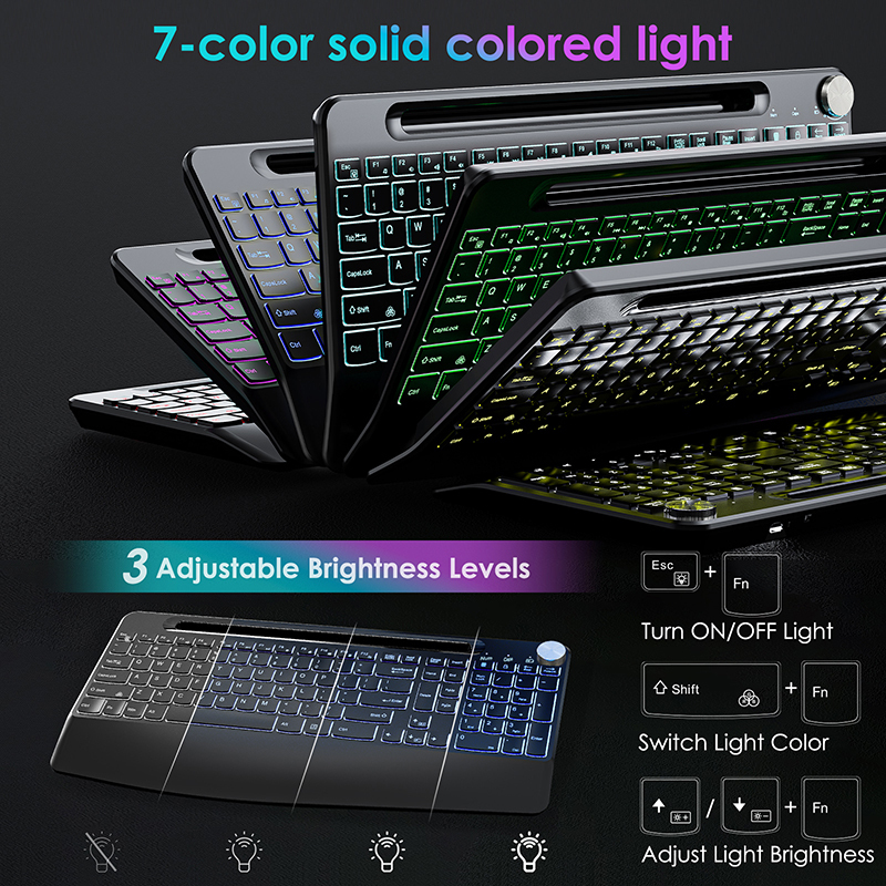 2.4G&Type-C Wireless Keyboard  - Laptop Accessories Combo reseña y precio