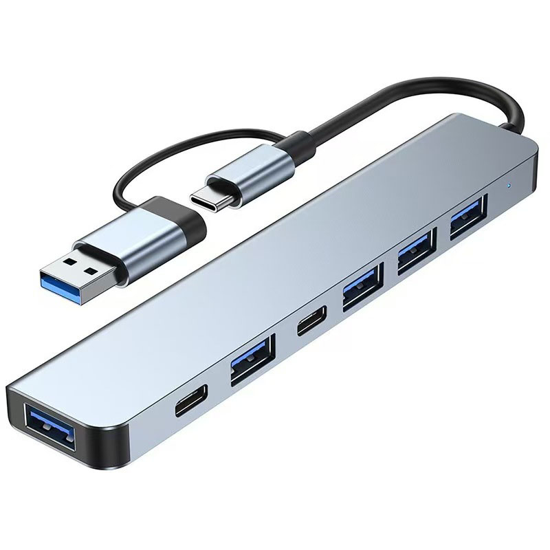 7 Ports USB A C Hub Concentrat - Laptop Accessories For Programmers reseña y precio