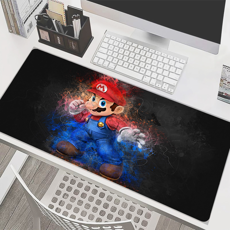 90x40cm Mouse Pad M-Mario Anim - Laptop Accessories For Programmers reseña y precio