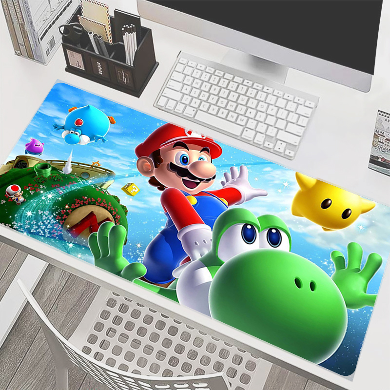 90x40cm Mouse Pad M-Mario Anim - Laptop Accessories For Programmers reseña y precio