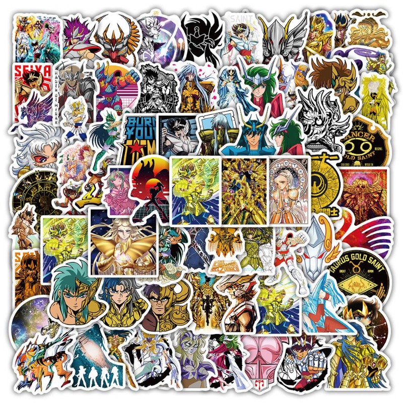 101Pcs Saint Seiya Anime Stick - Laptop Accessories reseña y precio