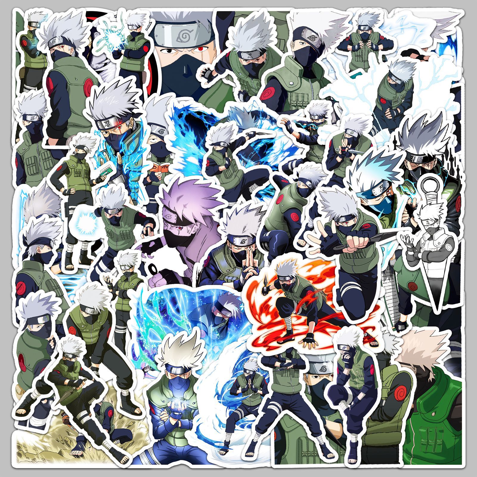 50pcs Anime Naruto Hatake Kaka - Laptop Accessories reseña y precio