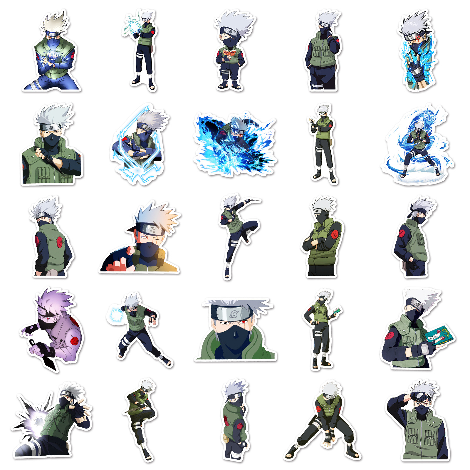50pcs Anime Naruto Hatake Kaka - Laptop Accessories reseña y precio