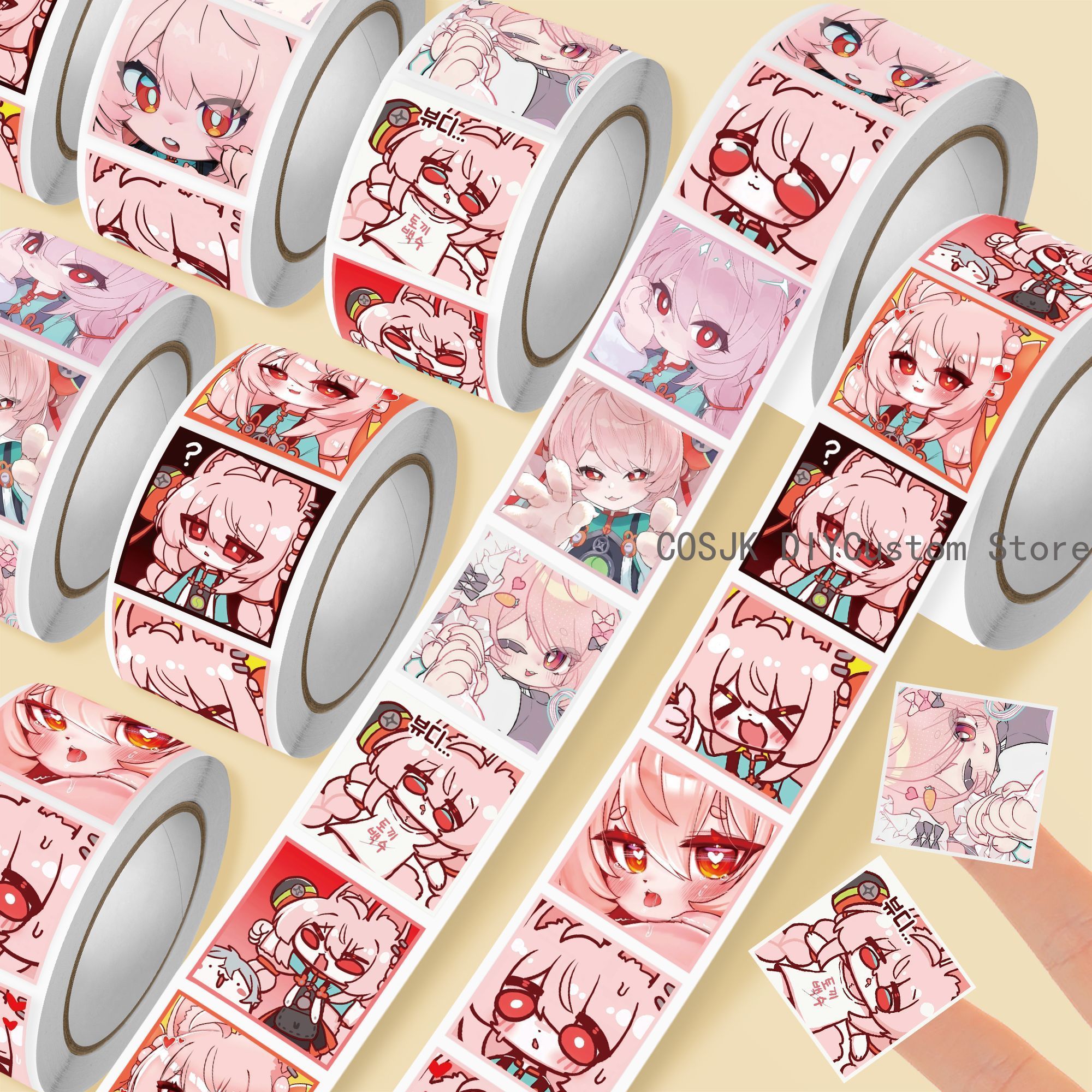 500Pc/Roll Anime Zenless Zone  - Laptop Accessories reseña y precio