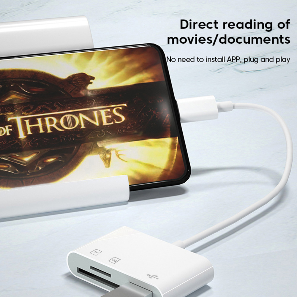 3 in 1 Type C OTG Card Reader  - Laptop Accessories For Programmers reseña y precio