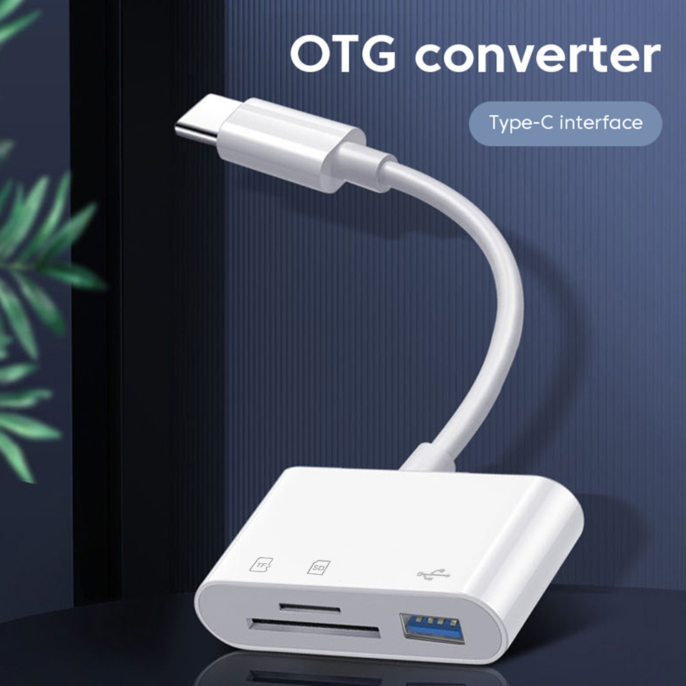 3 in 1 Type C OTG Card Reader  - Laptop Accessories For Programmers reseña y precio