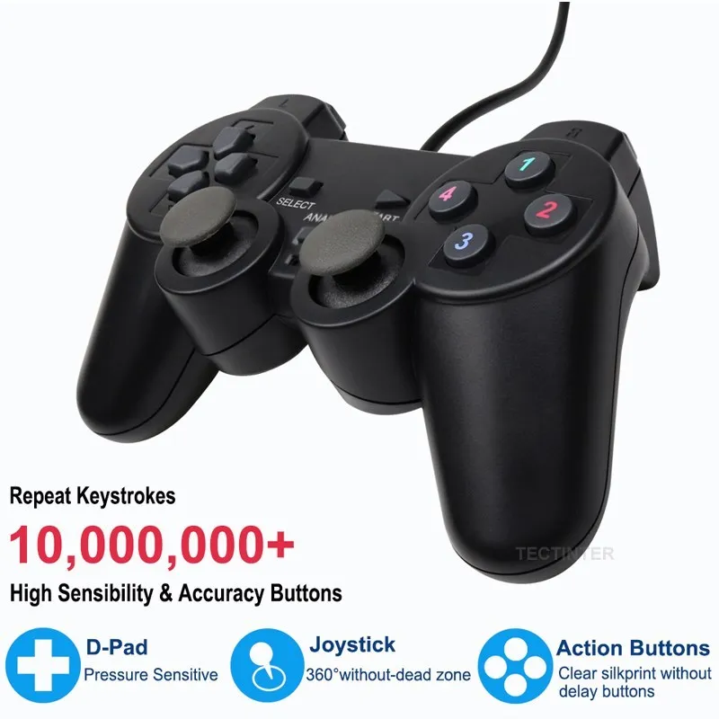 Wired USB PC Gaming Joystick G - Laptop Accessories For Programmers reseña y precio