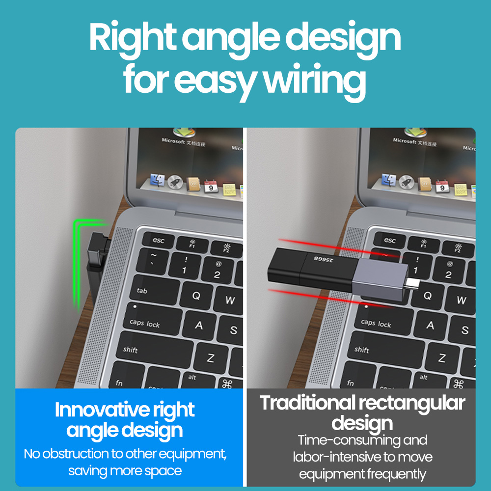 Type C to USB3.0 Adapter Right - Laptop Accessories For Programmers reseña y precio