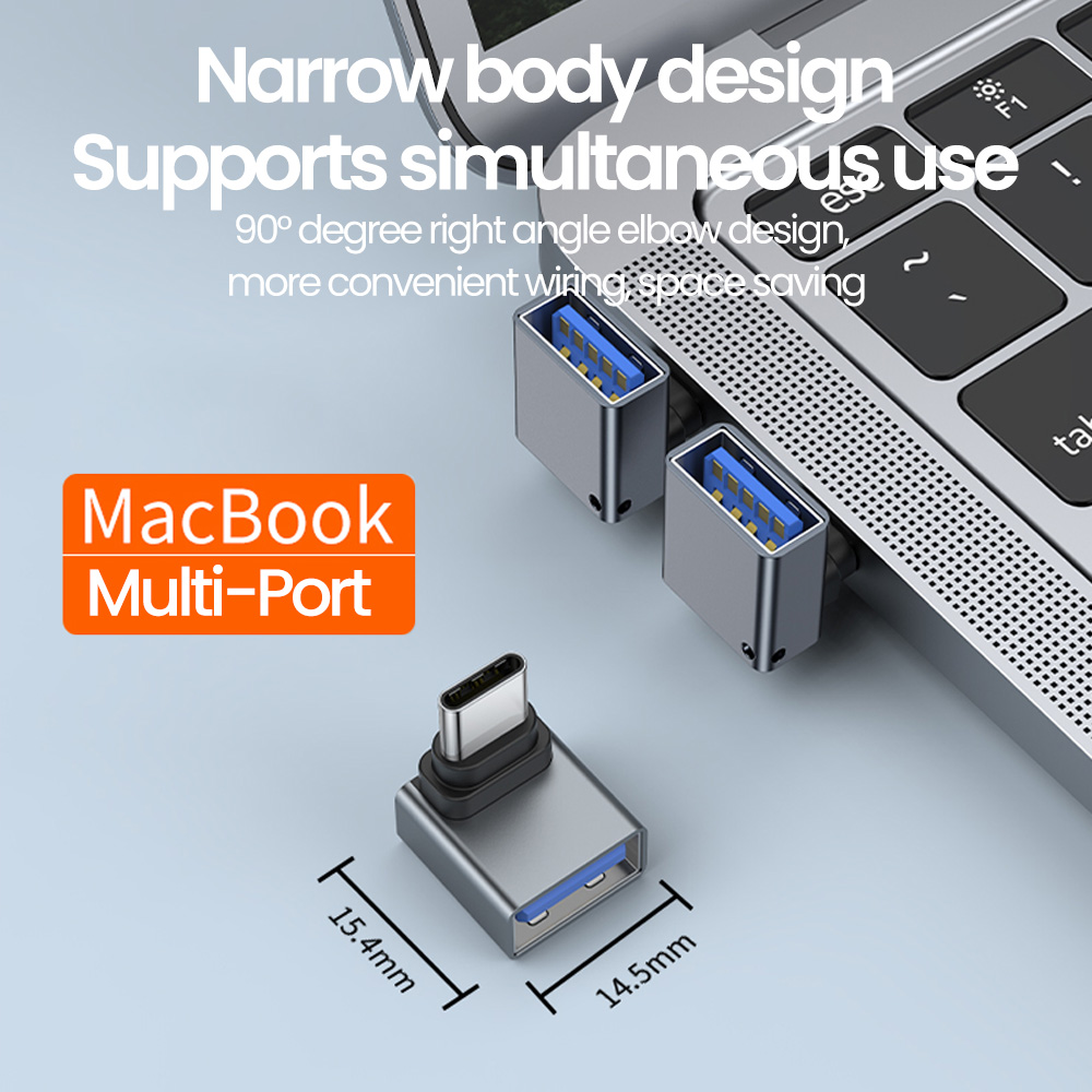 Type C to USB3.0 Adapter Right - Laptop Accessories For Programmers reseña y precio