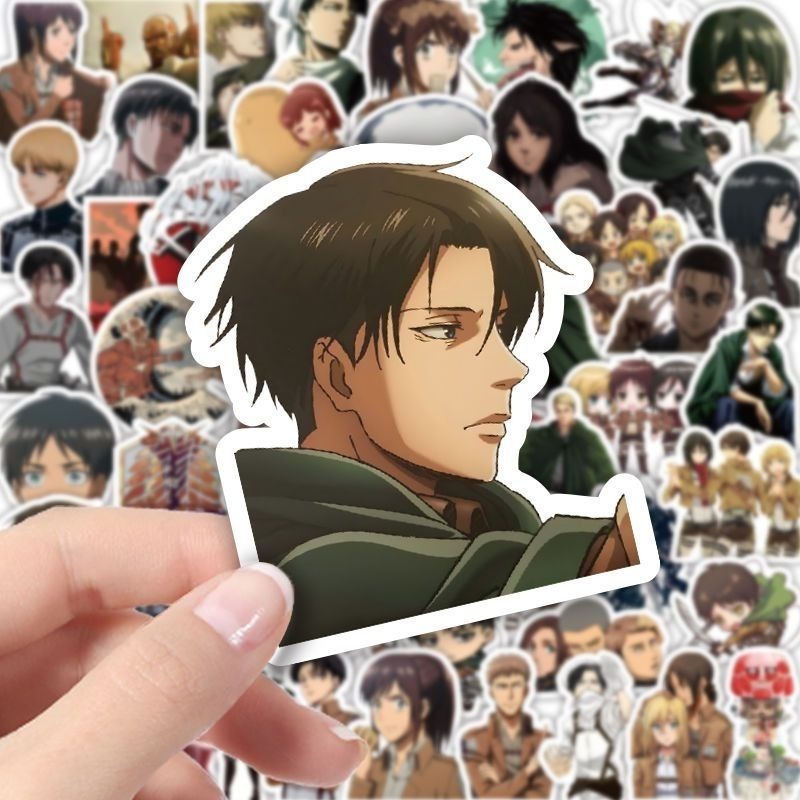 60Pcs Attack on Titan Anime St - Laptop Accessories reseña y precio