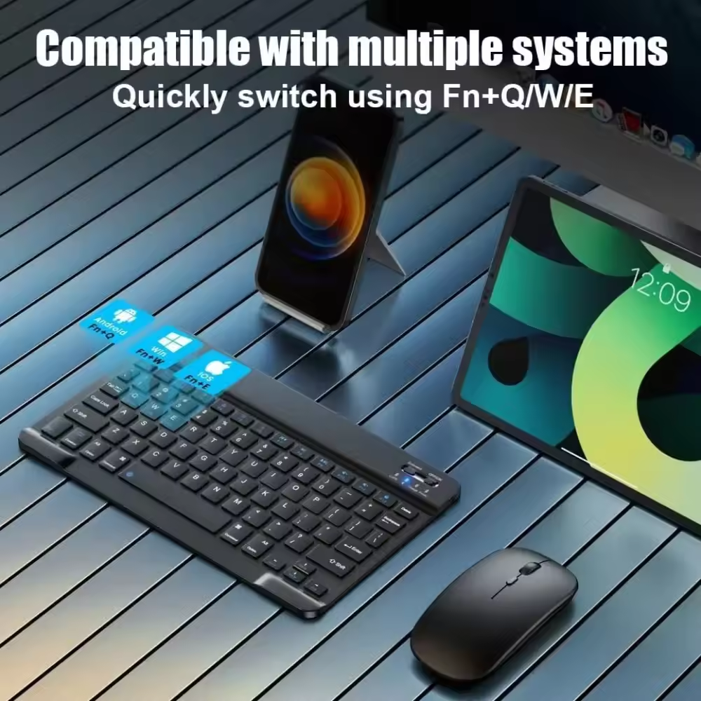 Bluetooth Wireless Keyboard Mo - Laptop Accessories Combo reseña y precio