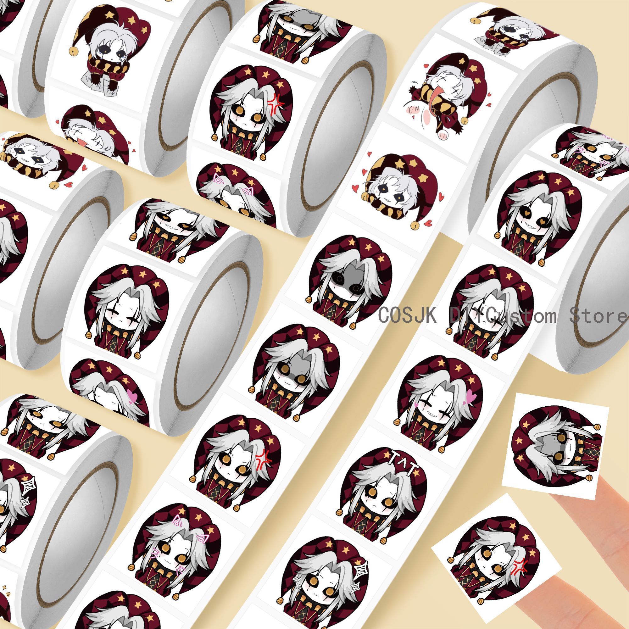 500Pc/Roll Anime Pierrot The F - Laptop Accessories reseña y precio