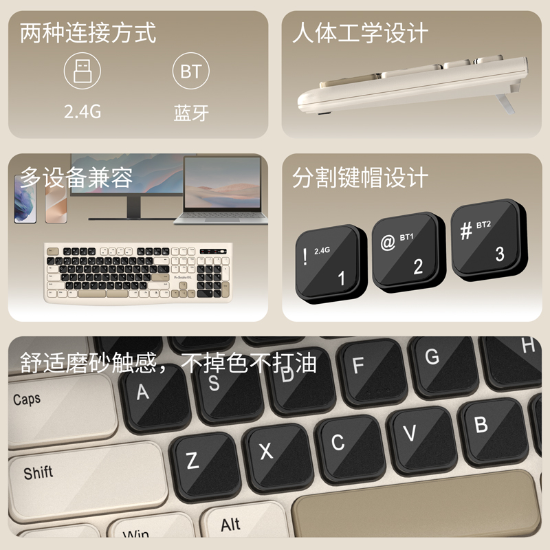Ks Bluetooth Keyboard and Mous - Laptop Accessories Combo reseña y precio