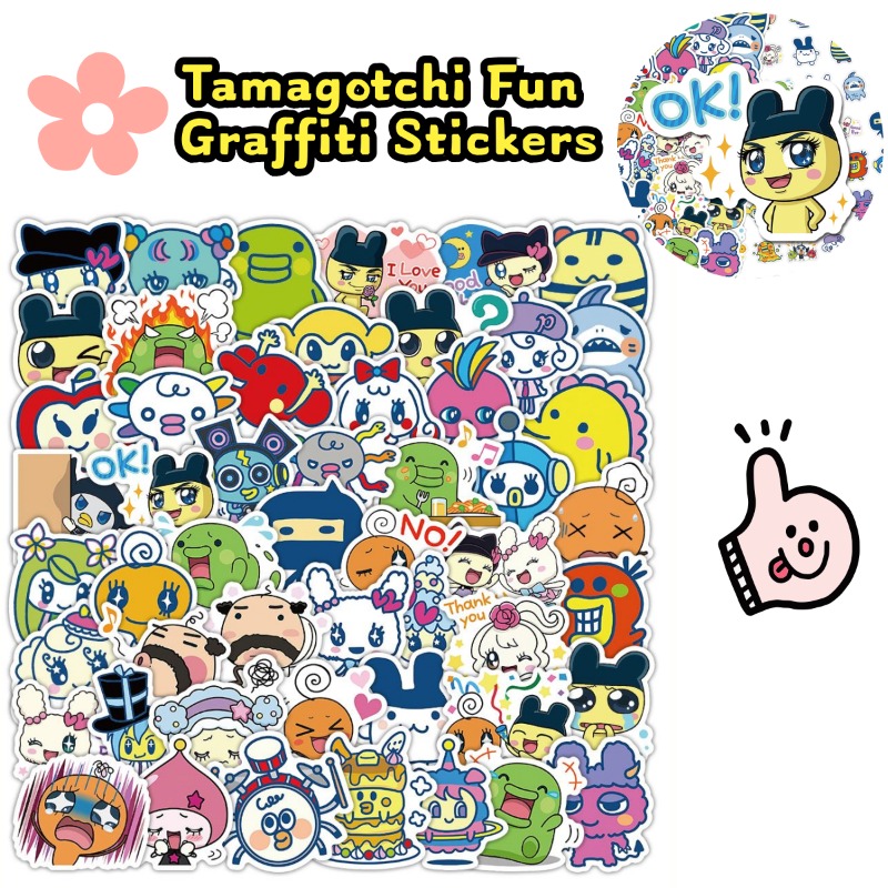 Japanese Tamagotchi Stickers E - Laptop Accessories reseña y precio