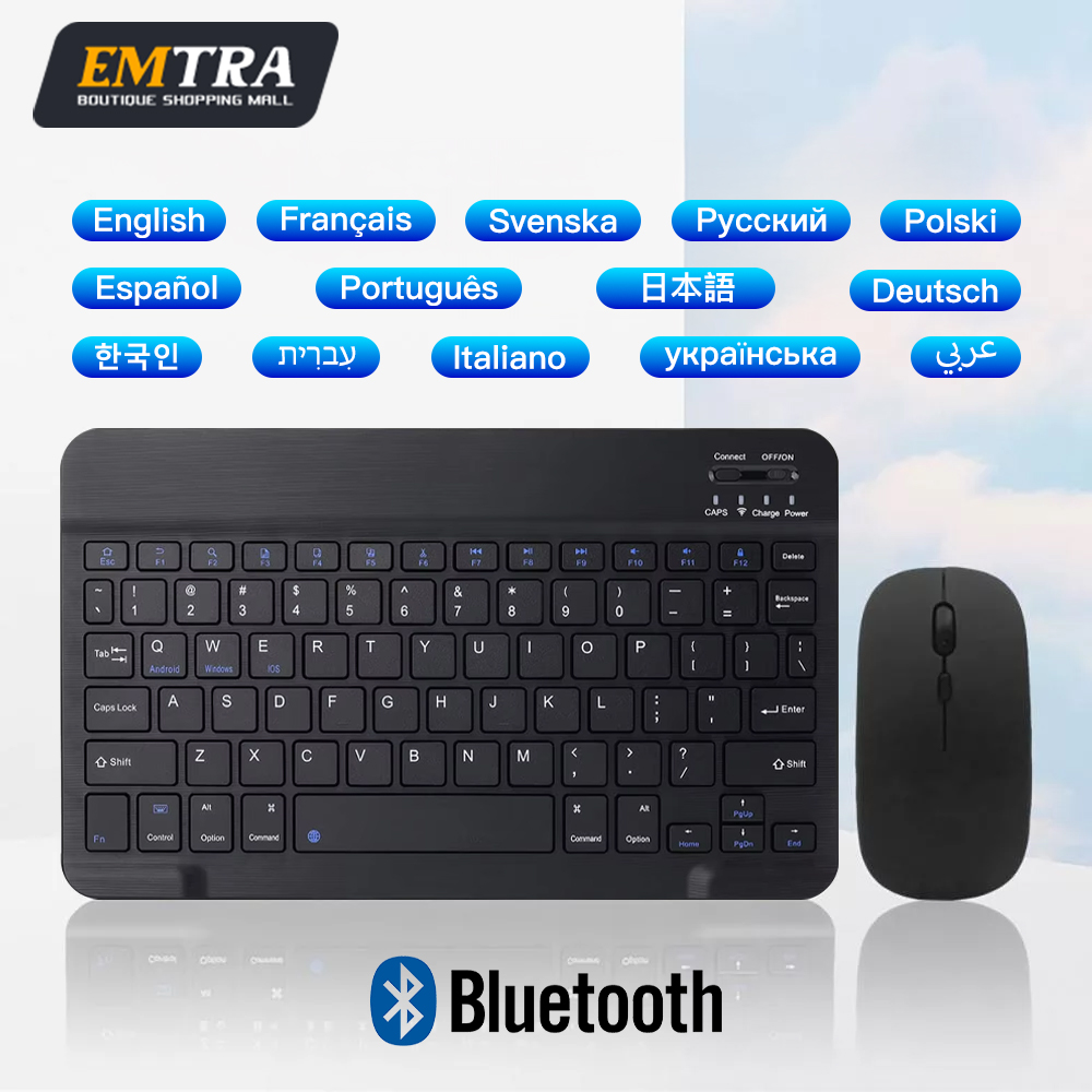 Bluetooth Wireless Keyboard Mo - Laptop Accessories Combo reseña y precio