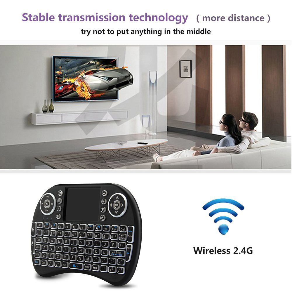 Backlit Mini Wireless Keyboard - Laptop Accessories Combo reseña y precio