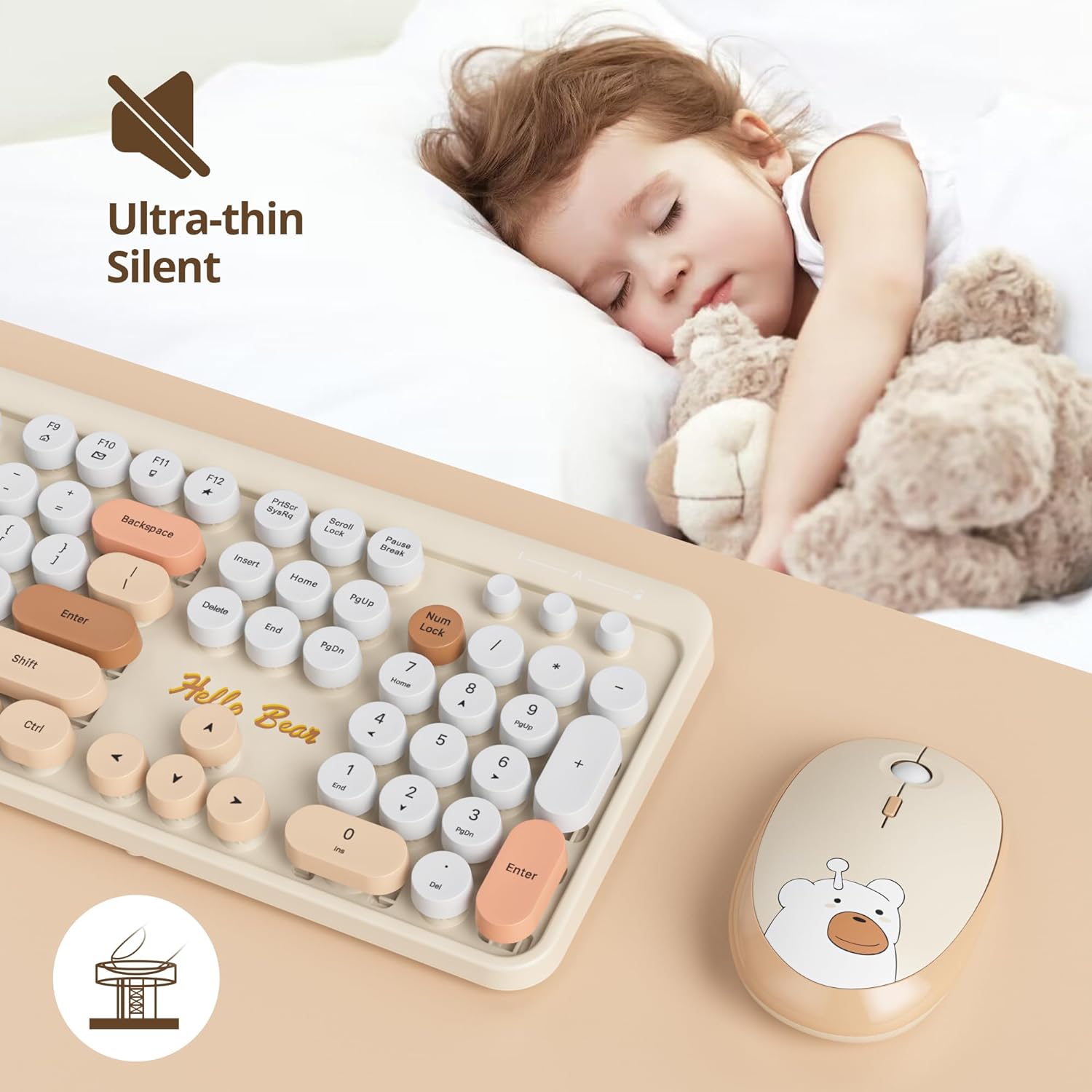 Ergonomic 2.4G Plug and Play W - Laptop Accessories Combo reseña y precio