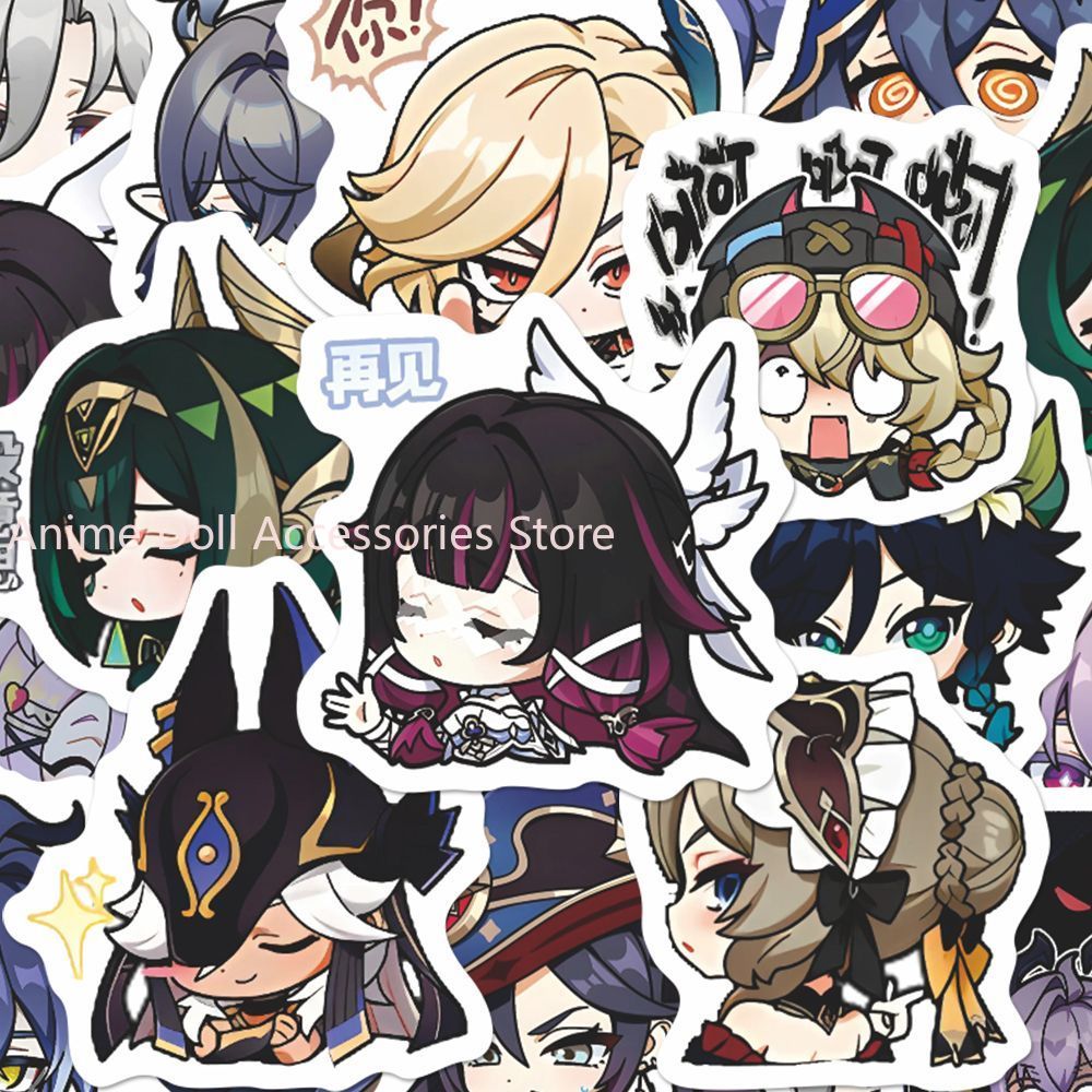 64PCS Genshin Impact Moon Maid - Laptop Accessories reseña y precio