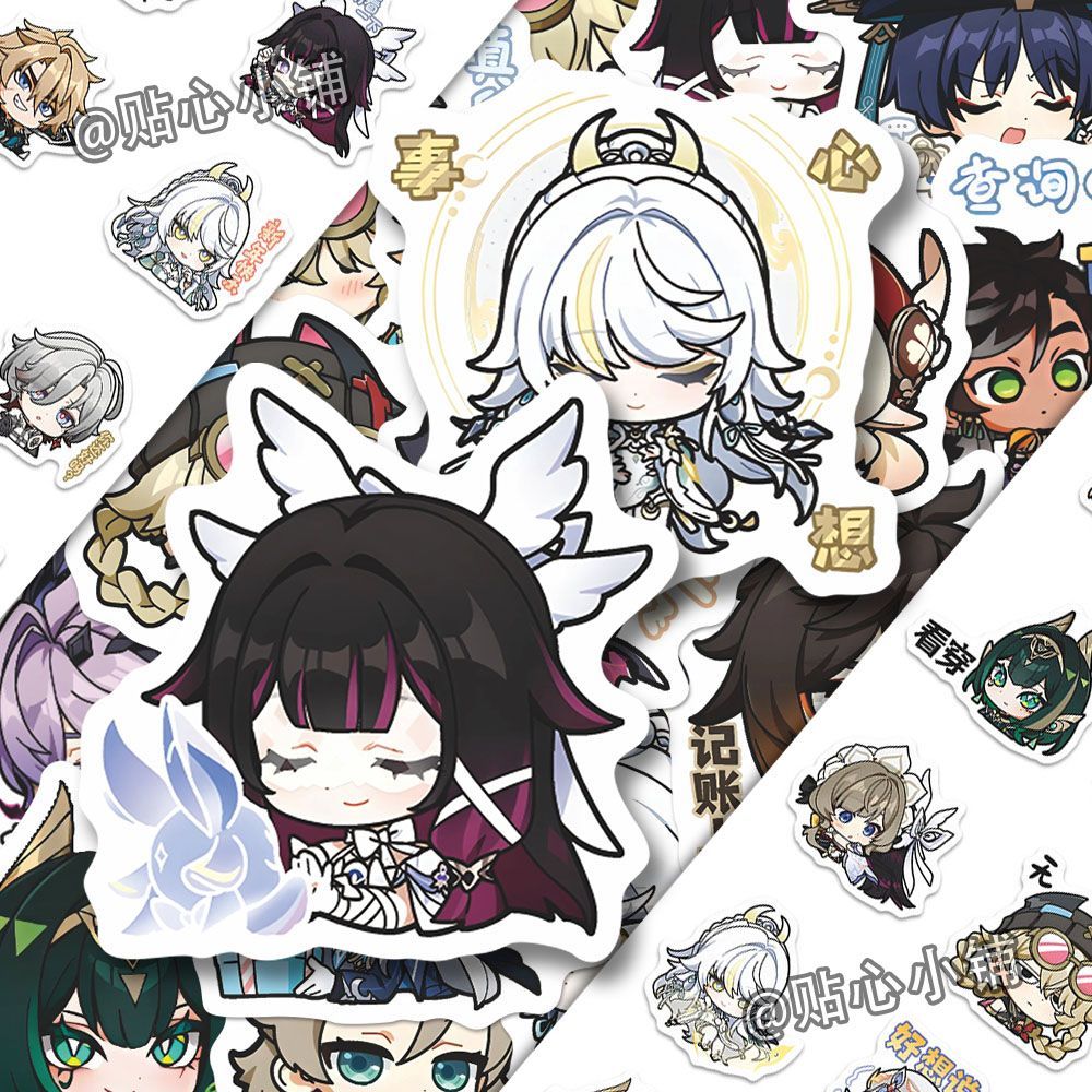 64PCS Genshin Impact Moon Maid - Laptop Accessories reseña y precio