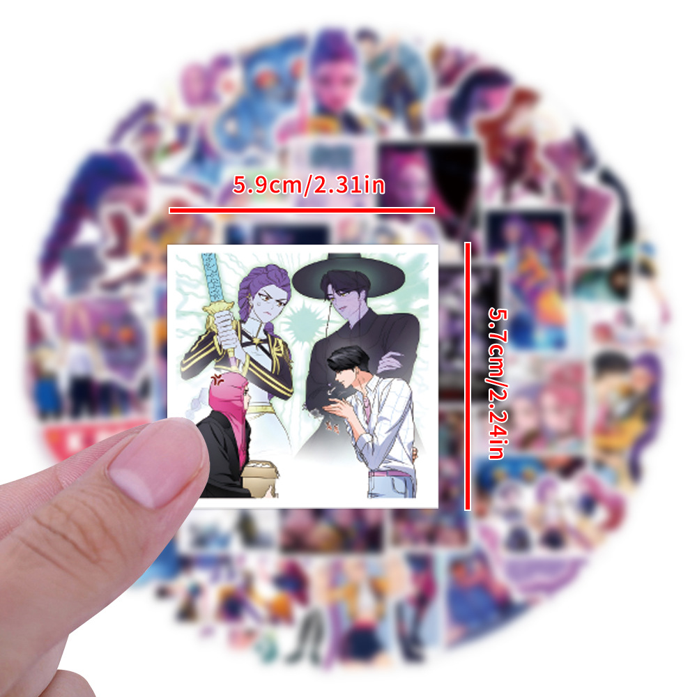 55/110pcs K-Pop Anime cartoon  - Laptop Accessories reseña y precio